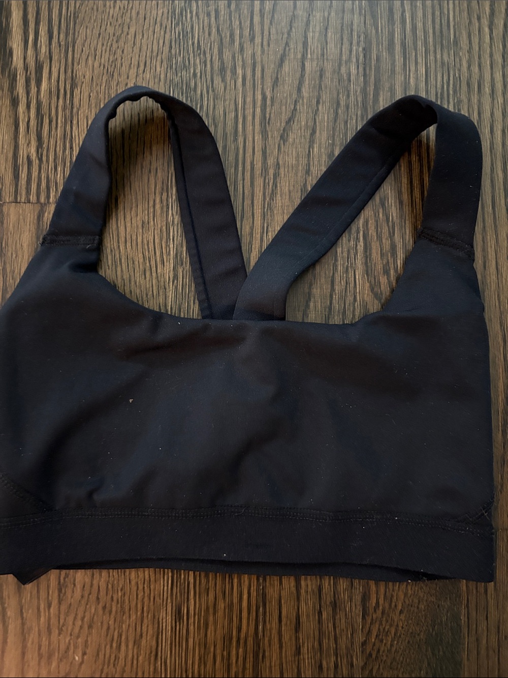 Black Racerback Sports Bra